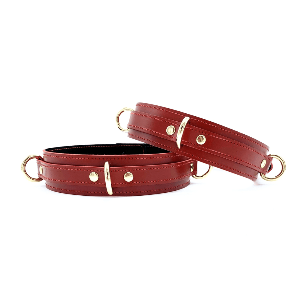 LUXURY ROUGE LEATHER SET