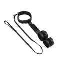 VEGAN FAUX LEATHER WRIST TO COLLAR
