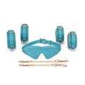 PREMIUM OCEAN LEATHER CUFFS WITH MASK