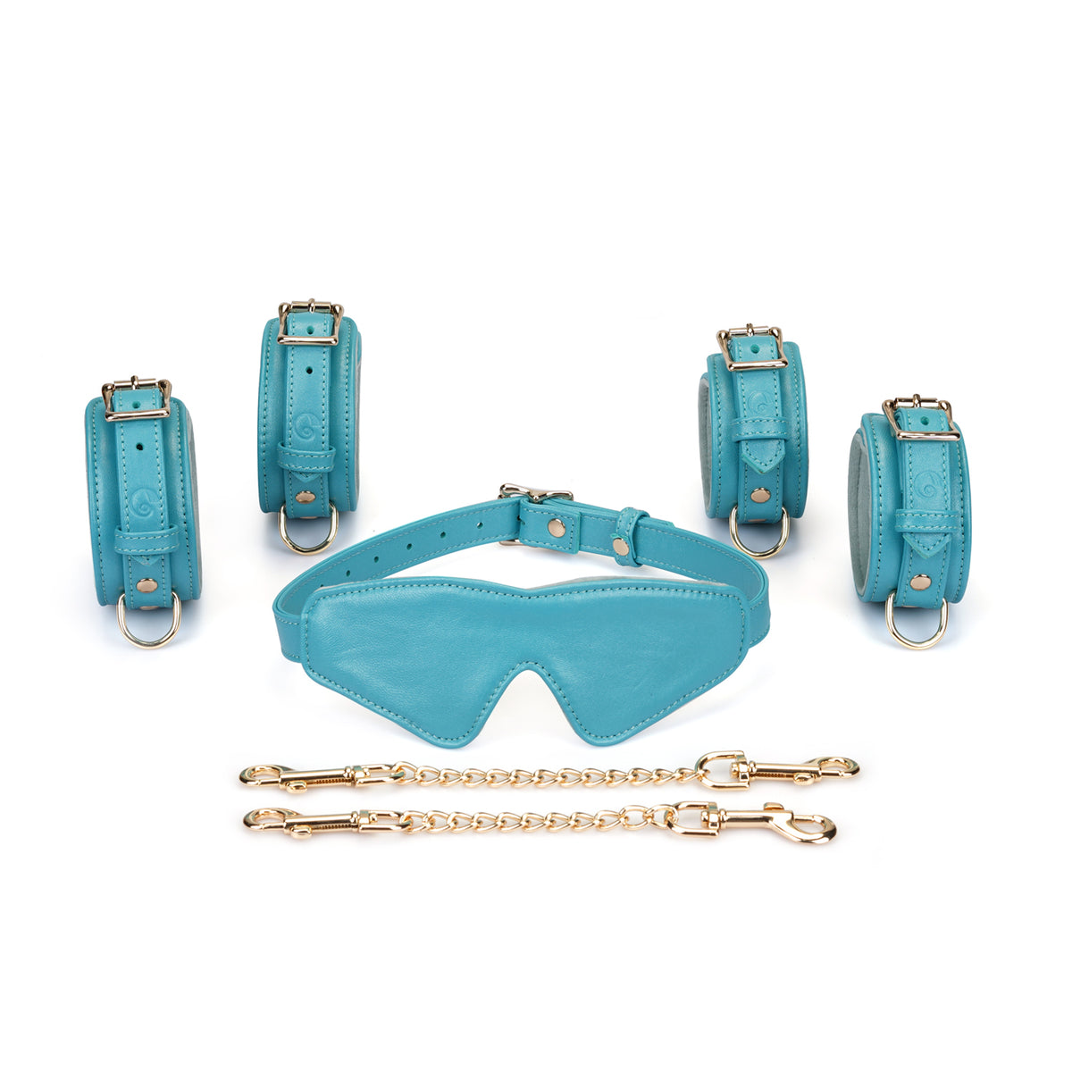 PREMIUM OCEAN LEATHER CUFFS WITH MASK