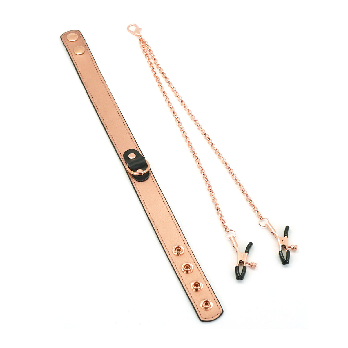 CANDY COLLAR WITH NIPPLE CLAMPS