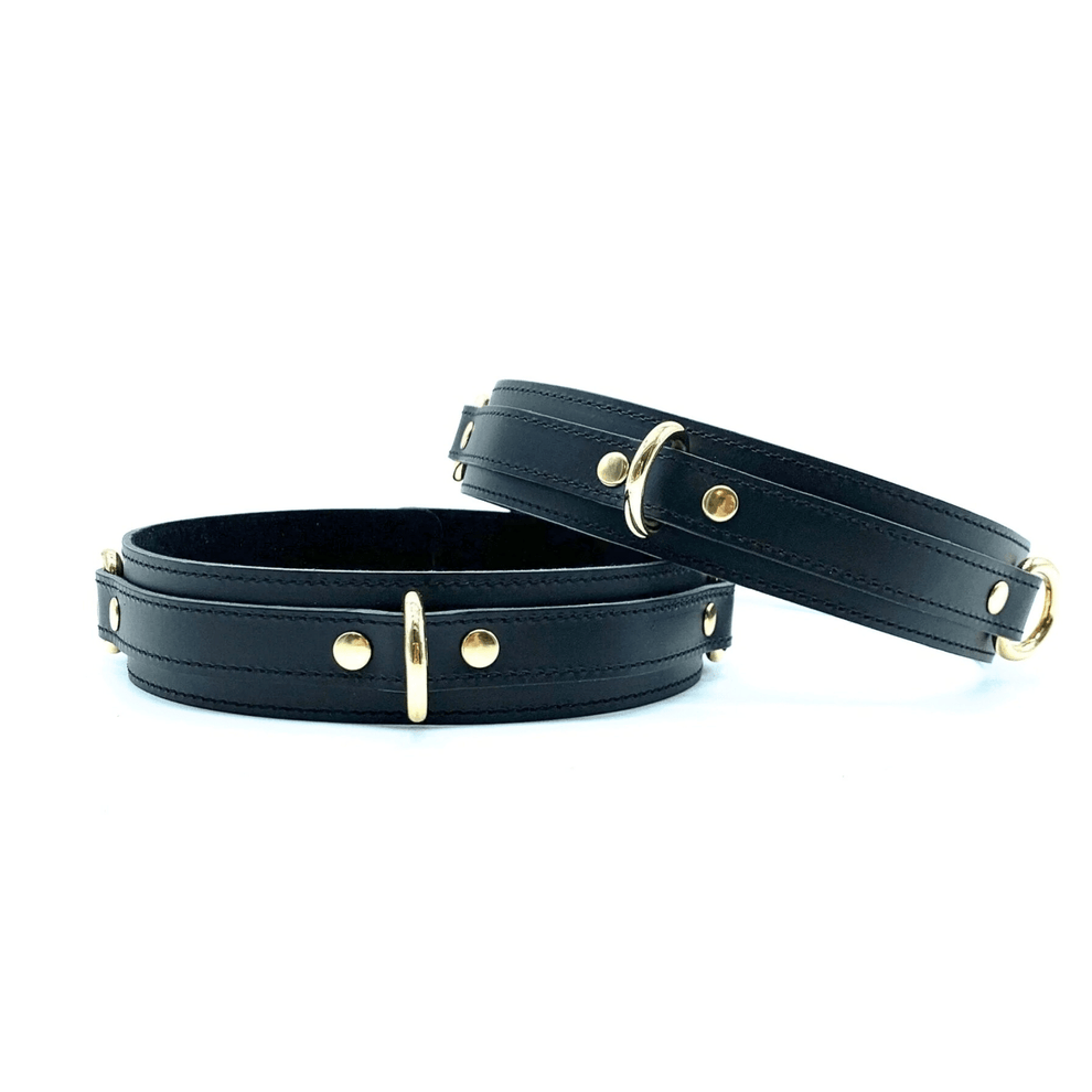 LUXURY DARK LEATHER SET