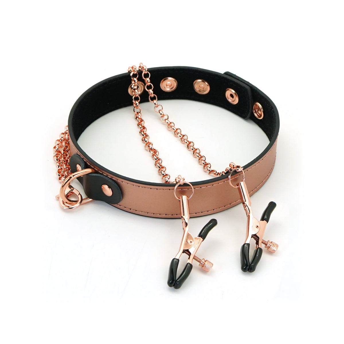 CANDY COLLAR WITH NIPPLE CLAMPS