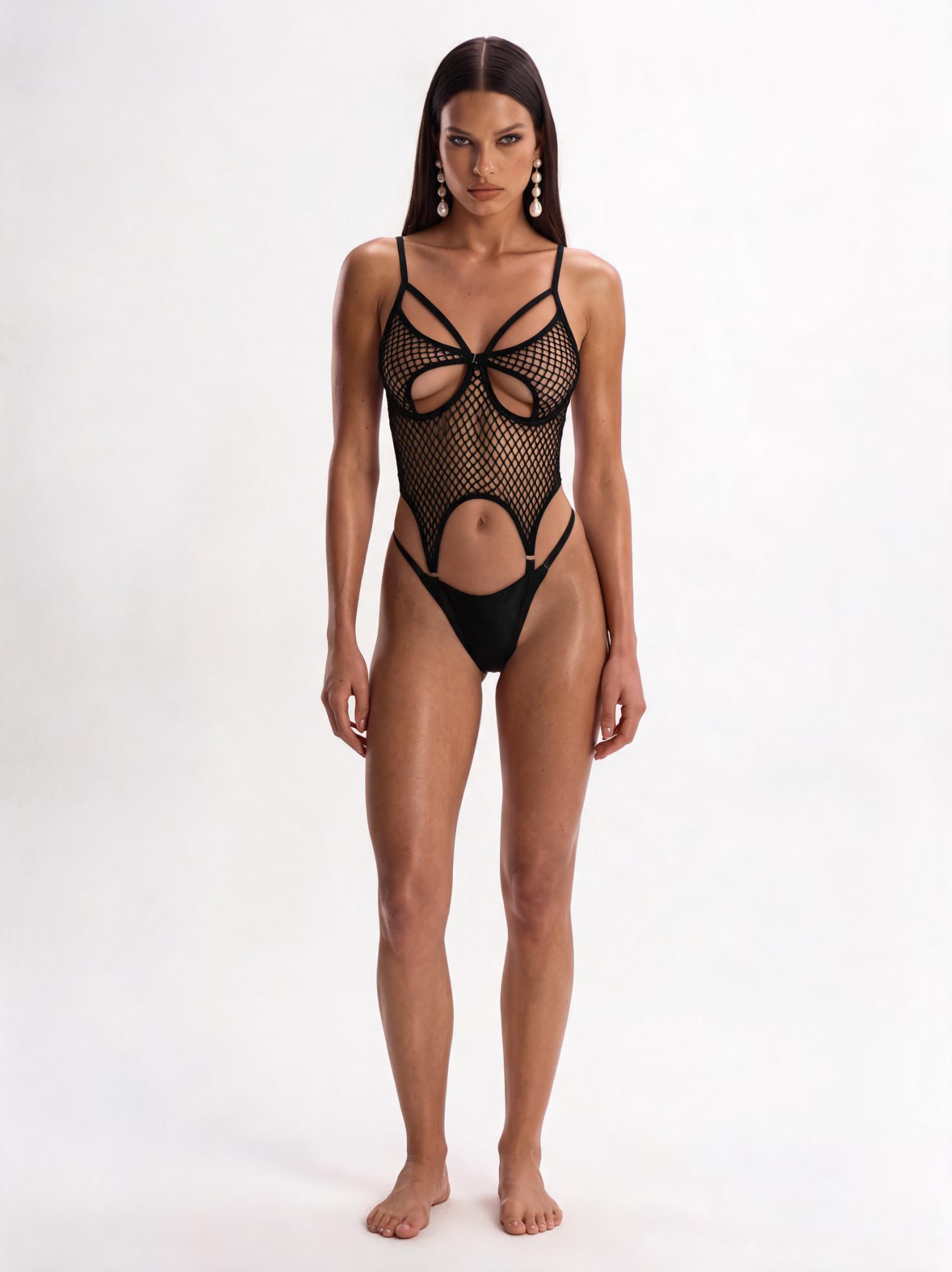 DENIA NOIR BODYSUIT
